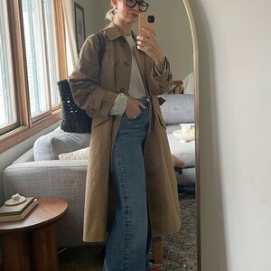 Barbour Opal Water Resistant Stylish Tan Trench Coat